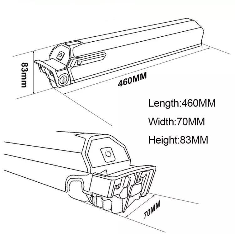 36V 48V 10ah 13ah 17ah Dorado ắc quy xe đạp điện Elektrische Fahrrad ắc quy Lithium Pack Max Reention Dorado D