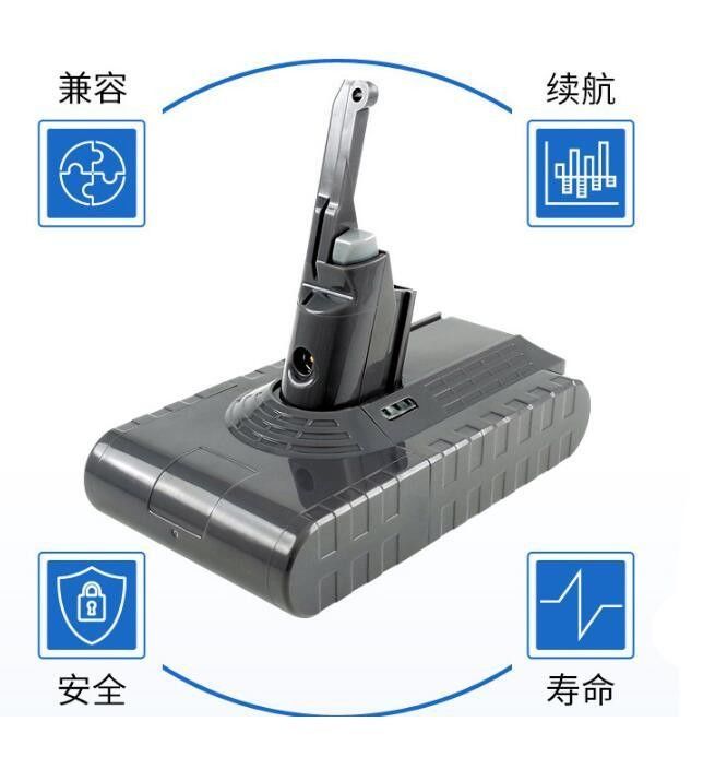 21.6V Li Ion Dyson thay thế pin gói cho V8 V7 máy hút bụi bàn cầm tay