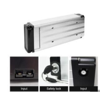 Ứng dụng thay thế pin Long Cycle 48V 250W 500W Silver Rear Rack Rechargeable Ebike Battery Fiets Accufahrrad Akku Fur Elektrofahrrader Pin Lithium