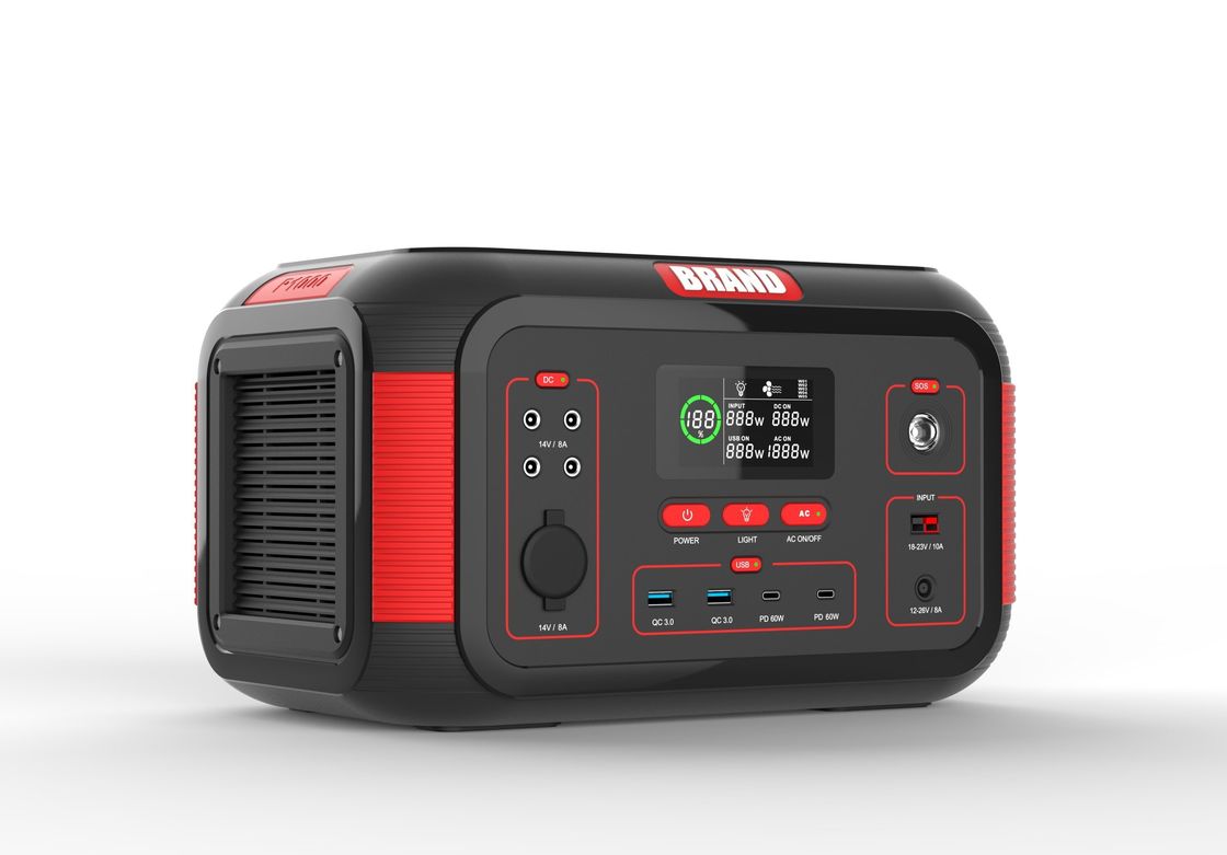 USB 1000W 22.2V 36.4ah Trạm điện mặt trời di động sạc lại cho nhà ngoài trời cắm trại