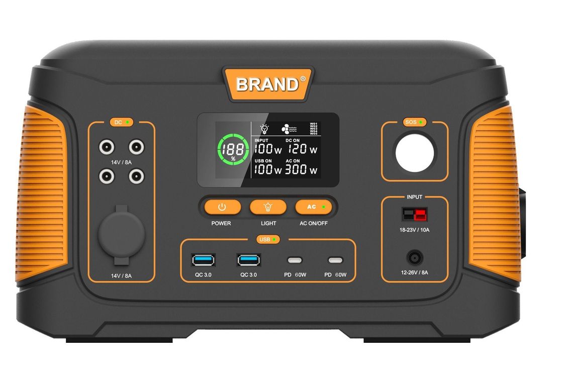 Home/ Outdoor/ Camping Nhà máy điện mặt trời di động USB 650W 22.2V 28.6ah Sạc lại