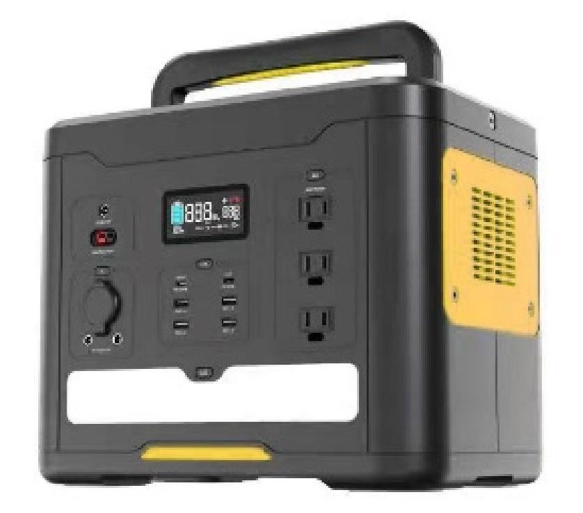 Máy phát điện mặt trời 500W Nhà máy điện di động với năng lượng mặt trời 515wh Cung cấp điện cho ngoài cắm trại câu cá ban đêm