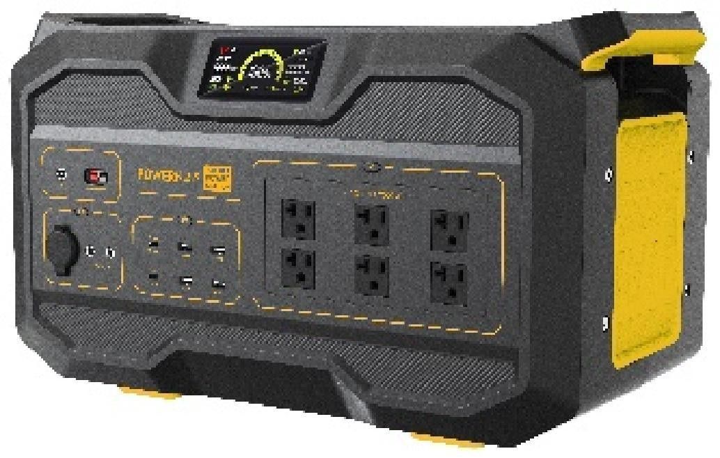 Máy phát điện mặt trời 500W Nhà máy điện di động với năng lượng mặt trời 515wh Cung cấp điện cho ngoài cắm trại câu cá ban đêm