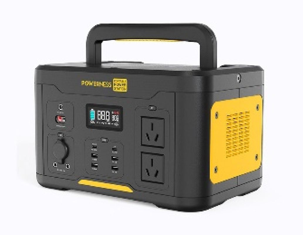 Máy phát điện mặt trời 500W Nhà máy điện di động với năng lượng mặt trời 515wh Cung cấp điện cho ngoài cắm trại câu cá ban đêm