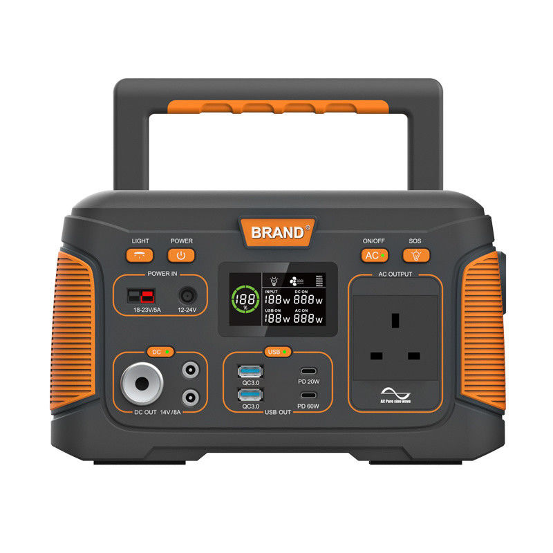 Động cơ phát điện năng lượng mặt trời 300W Nhà máy điện di động cho trại khẩn cấp Nhà cung cấp điện cho câu cá ban đêm