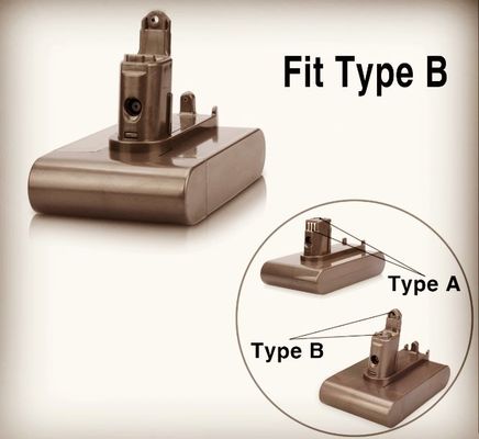 Li Ion Dyson pin thay thế 21,6V 1500mAh cho máy hút bụi không dây Dyson DC16