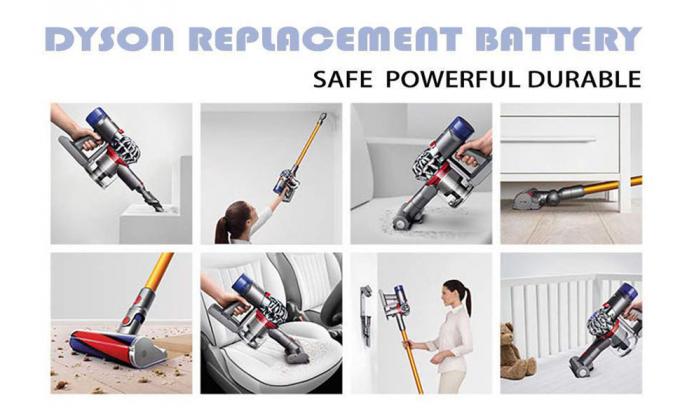 DC31B Dyson pin hút bụi không dây chu kỳ sâu 22.2V 2.2Ah cho máy hút bụi 4