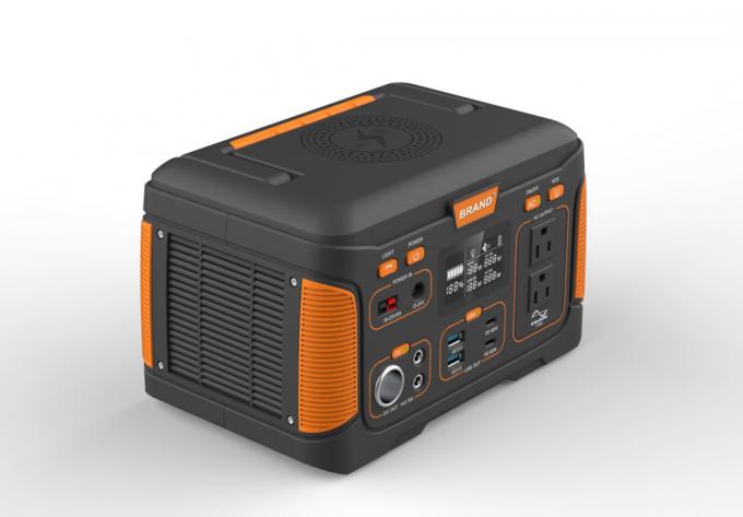 300W Nhà máy điện ngoài trời di động khẩn cấp Cắm trại Ngân hàng pin với AC / DC Inverter 2
